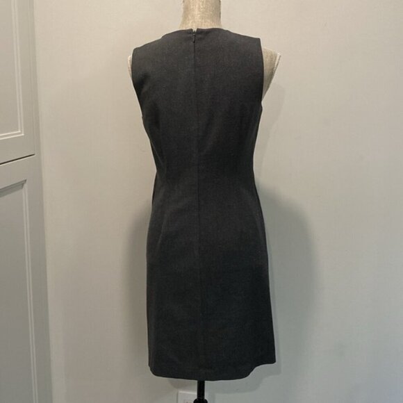 Adrienne Vittadini Gray Dress Sleeveless size 4 - Picture 7 of 13